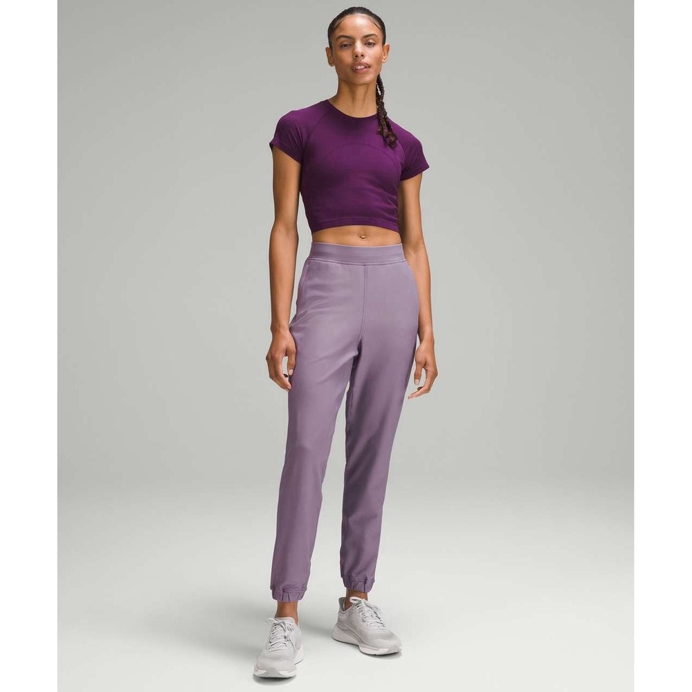 Lululemon Adapted State High-Rise Fleece Jogger *Full Length Purple Ash Size 4